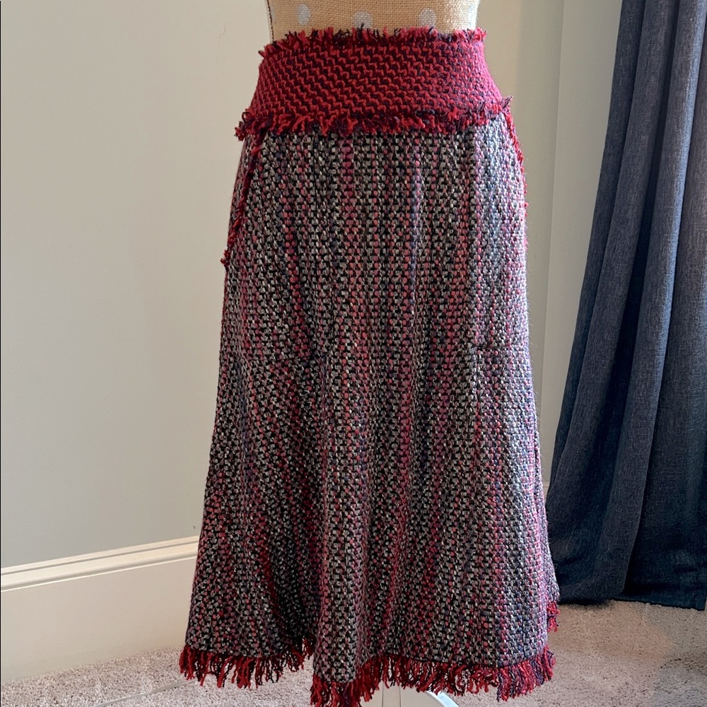 NWT TORY BURCH TWEED SKIRT 8